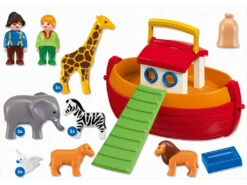 Playmobil 1.2.3 Arca De Noe Maletin -Mejor Juguetería Tienda 10227g04
