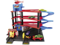 Super Parking Central 4 Plantas Con 4 Vehículos