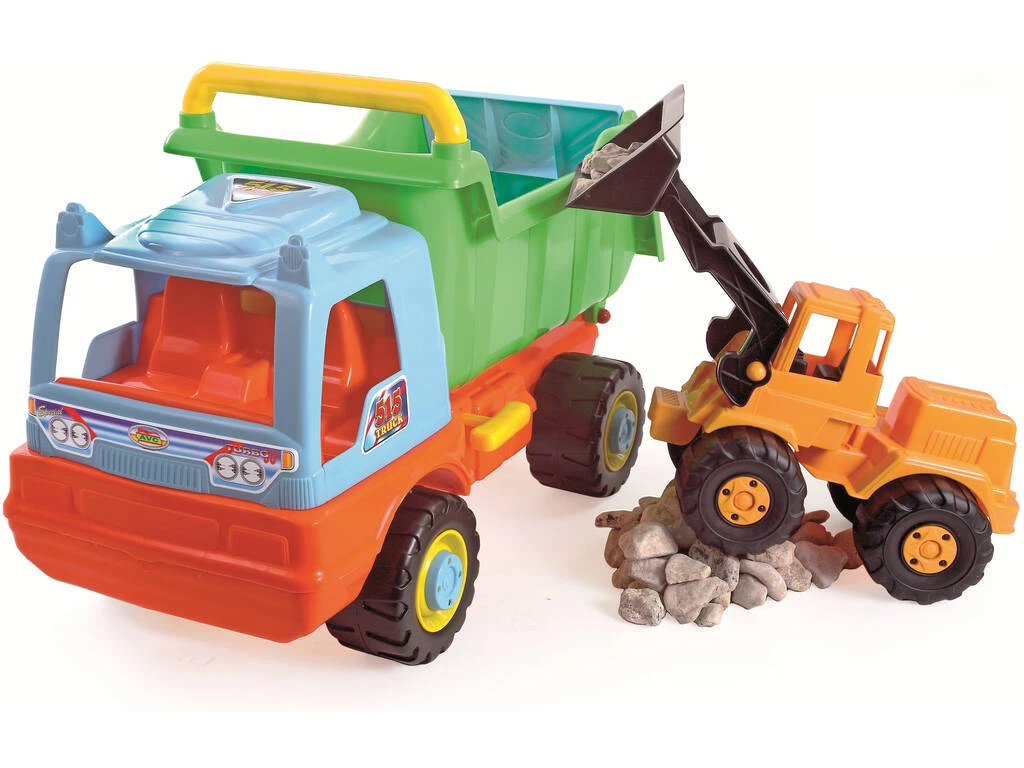 Camión Volquete Y Excavadora AVC 5185 3 Camión Volquete Y Excavadora AVC 5185