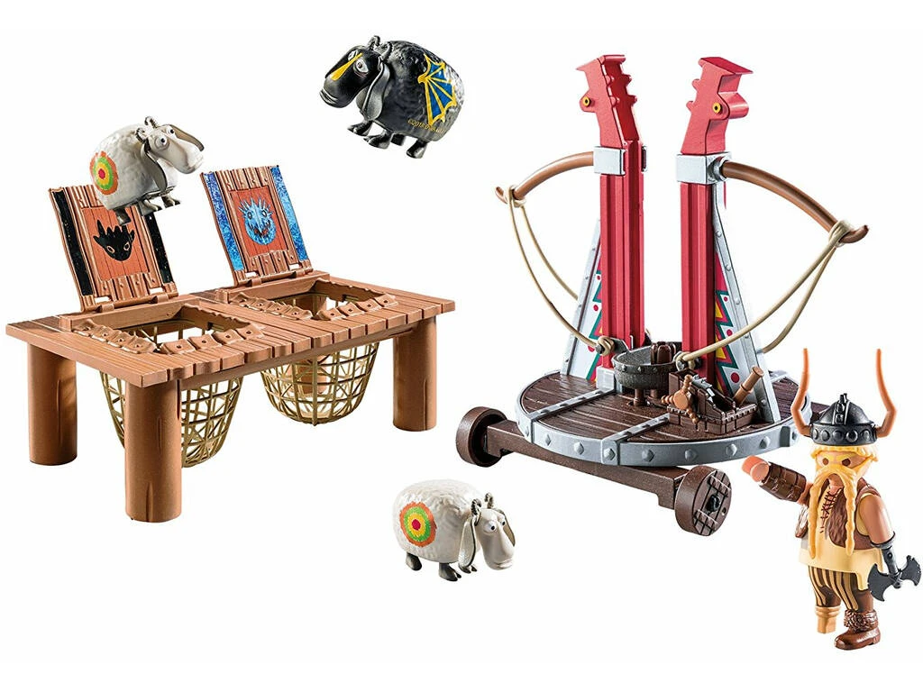 Playmobil Cómo Entrenar A Tu Dragón Bocón Con Lanzadera De Ovejas 9461 4 Playmobil Cómo Entrenar A Tu Dragón Bocón Con Lanzadera De Ovejas 9461 - Imagen 2