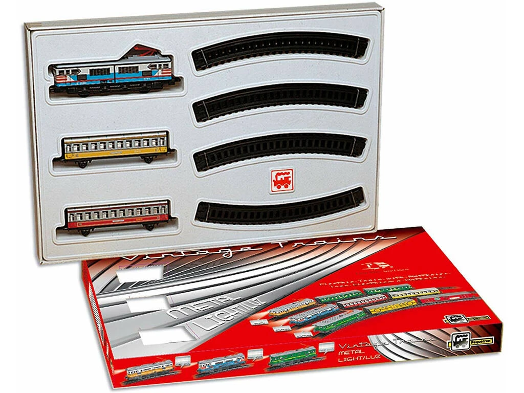 Tren Eléctrico Vintage Locomotora Azul Pequetren 202 6 Tren Eléctrico Vintage Locomotora Azul Pequetren 202 - Imagen 4