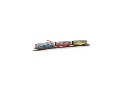 Tren Eléctrico Clásico Con Locomotora Azul Y Estación Pequetren 302 -Mejor Juguetería Tienda 1911145093g02