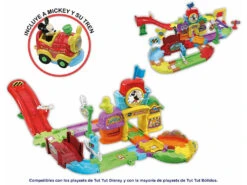 Tut Tut Bólidos Estación De Tren De Mickey Vtech 512222 -Mejor Juguetería Tienda 1911145825g04