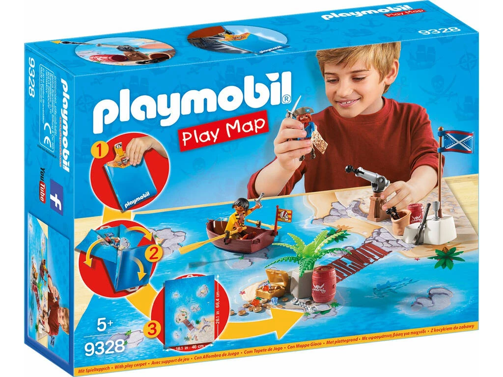 Playmobil Play Map Piratas 9328 3 Playmobil Play Map Piratas 9328