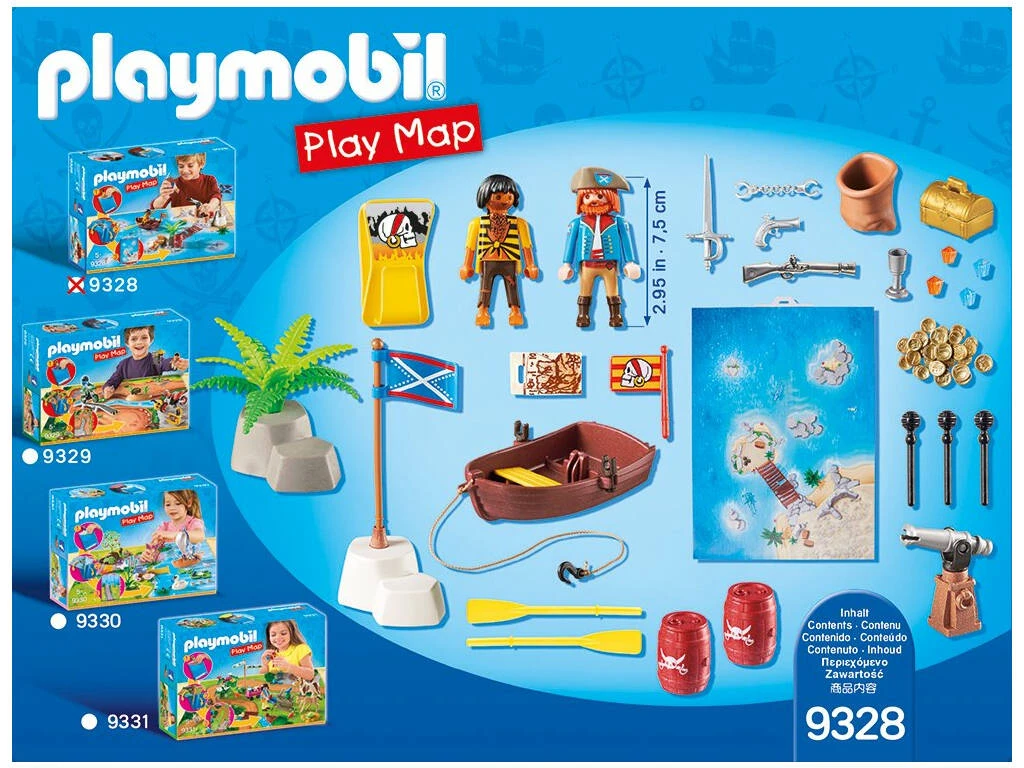 Playmobil Play Map Piratas 9328 4 Playmobil Play Map Piratas 9328 - Imagen 2