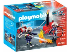 Playmobil Bomberos Con Bomba De Agua 9468