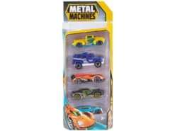 Metal Machines Pack 5 Coches De Metal Zuru 11007541