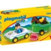 Playmobil 1,2,3 Coche Con Remolque De Caballo Playmobil 70181 -Mejor Juguetería Tienda 1999950878g00