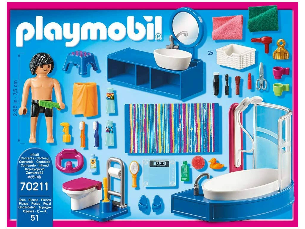 Playmobil Baño Playmobil 70211 5 Playmobil Baño Playmobil 70211 - Imagen 3