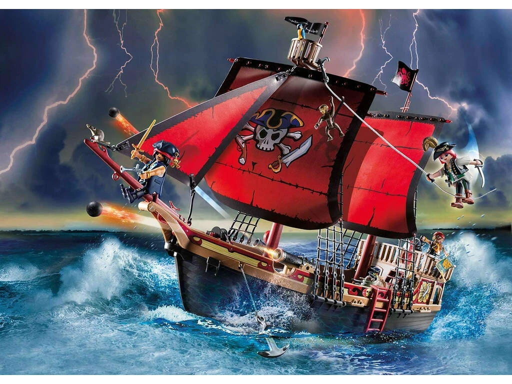 Playmobil Barco Pirata Calavera 70411 4 Playmobil Barco Pirata Calavera 70411 - Imagen 2