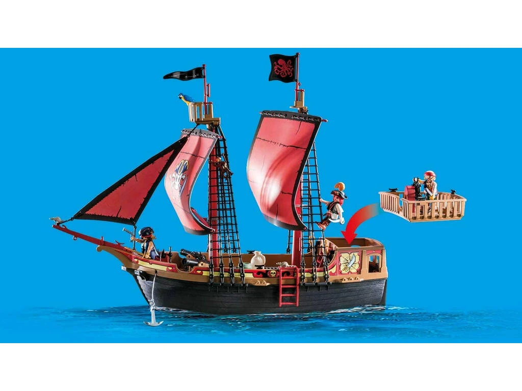 Playmobil Barco Pirata Calavera 70411 5 Playmobil Barco Pirata Calavera 70411 - Imagen 3