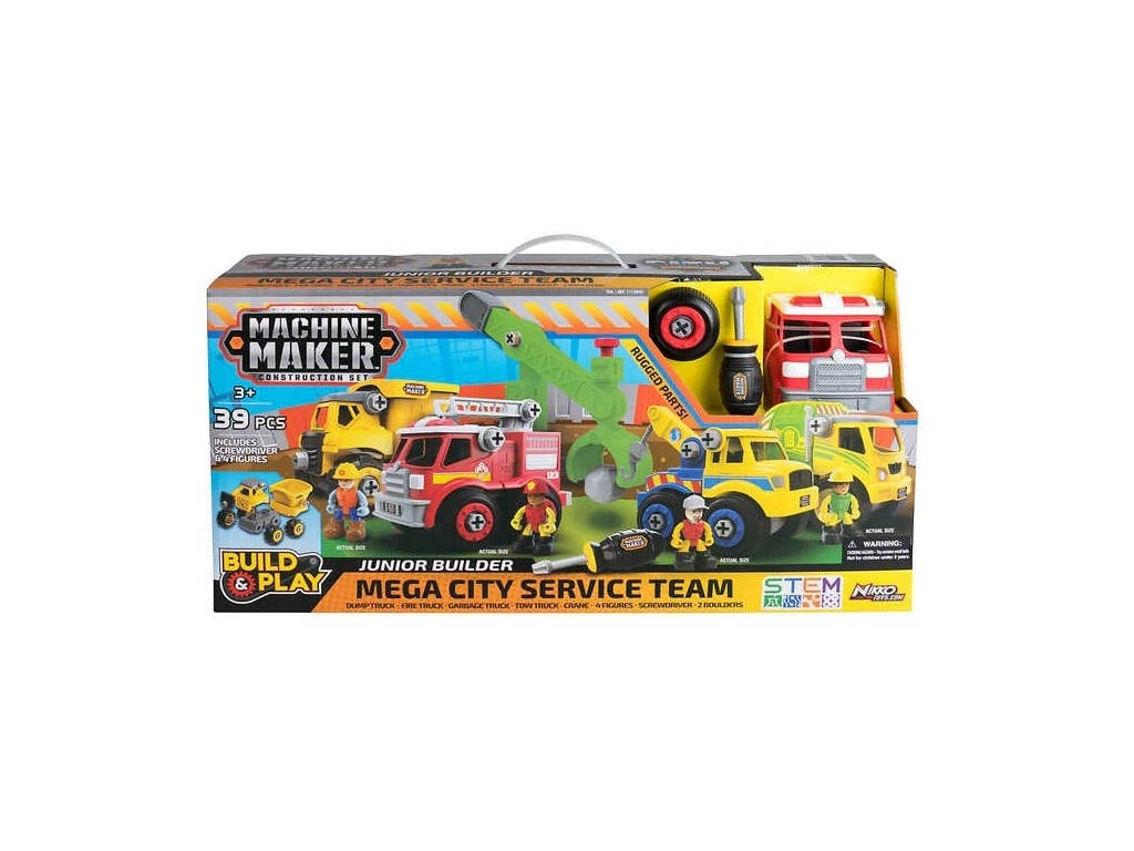 Machine Maker Mega City Services Team Nikko 49016 3 Machine Maker Mega City Services Team Nikko 49016