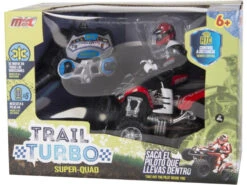 Radiocontrol 1:14 Quad Cross Country Rojo Con Piloto -Mejor Juguetería Tienda 1999955648g01