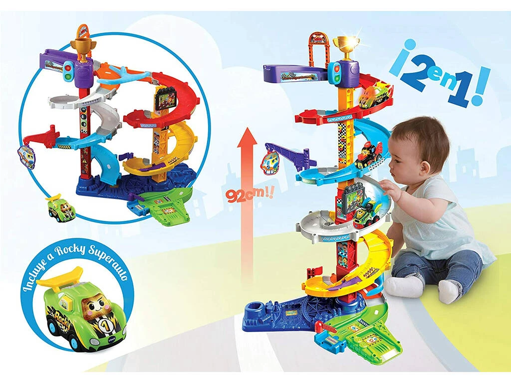 Tut Tut Bólidos Supertornado 2 En 1 Vtech 535022 6 Tut Tut Bólidos Supertornado 2 En 1 Vtech 535022 - Imagen 4