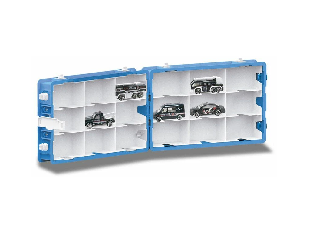 Maletín Portacoches Para 18 Vehículos Incluye 5 Coches 4 Maletín Portacoches Para 18 Vehículos Incluye 5 Coches - Imagen 2