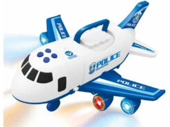 Avión Policía Maleta Porta Coches Con 3 Vehículos Y Accesorios -Mejor Juguetería Tienda 1999956339g04