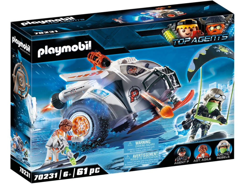 Playmobil TopAgents Spyteam Planeador De Nieve 70231 3 Playmobil TopAgents Spyteam Planeador De Nieve 70231