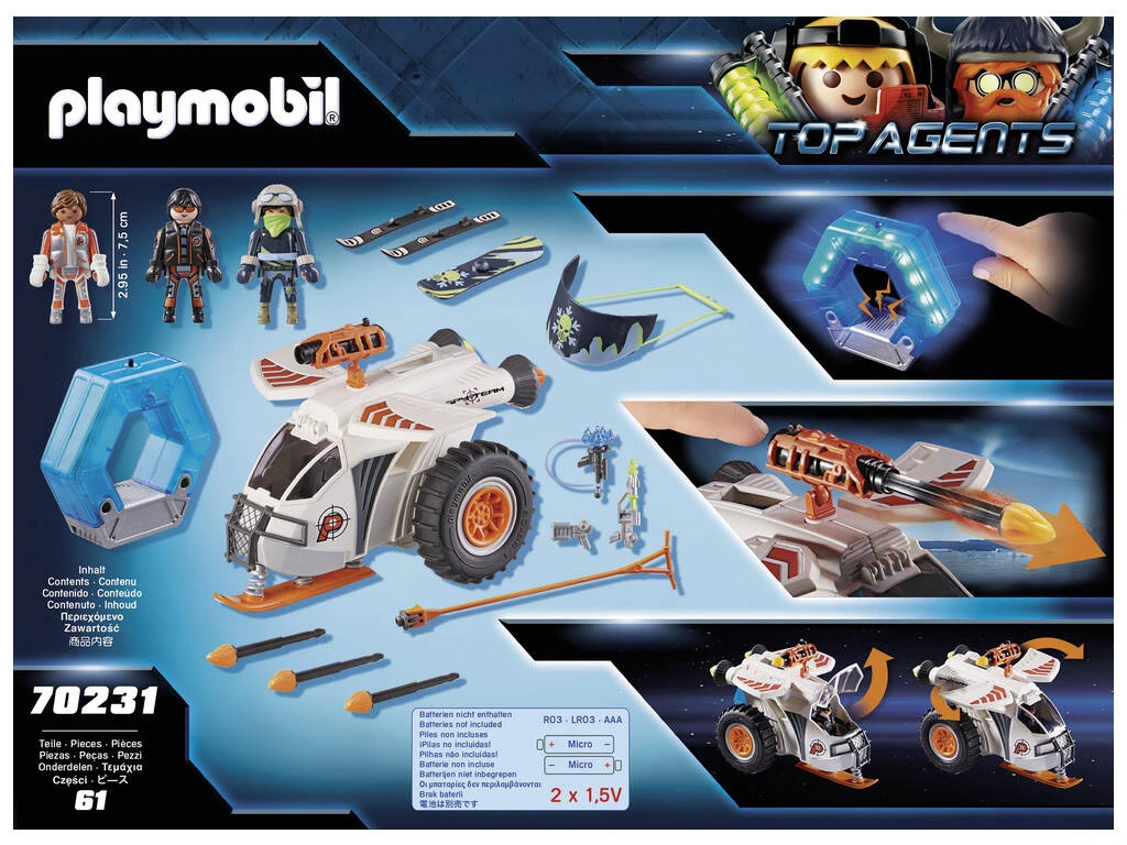 Playmobil TopAgents Spyteam Planeador De Nieve 70231 9 Playmobil TopAgents Spyteam Planeador De Nieve 70231 - Imagen 7
