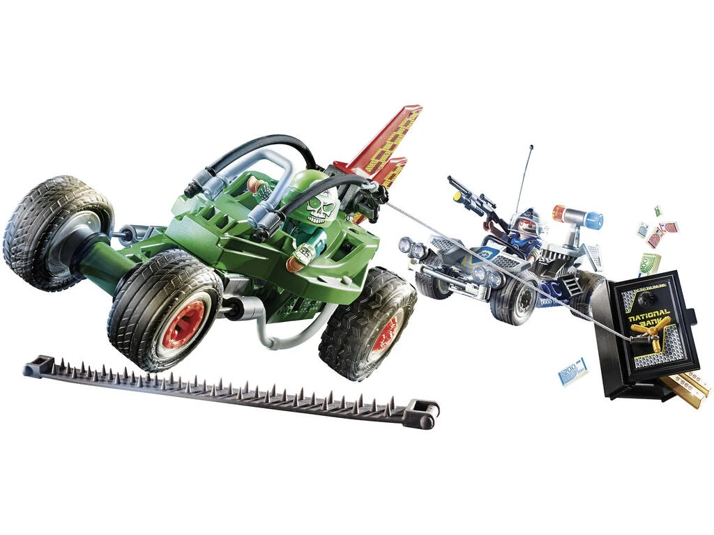 Playmobil City Action Kart Policial Persecución Ladrón De Caja Fuerte 70577 4 Playmobil City Action Kart Policial Persecución Ladrón De Caja Fuerte 70577 - Imagen 2