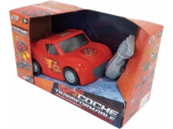 Coche Transformable En Pista Bomberos