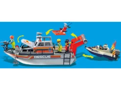 Playmobil Rescate Marítimo Operación Lucha Contra Incendios Con Yate De Rescate 70140 -Mejor Juguetería Tienda 1999962507g08