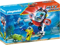 Playmobil Rescate Marítimo Operacion Medioambiente Con Bote De Buceo 70142