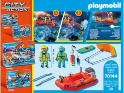 Playmobil Rescate Marítimo Rescate De Kitesurfer Con Bote 70144 -Mejor Juguetería Tienda 1999962513g02