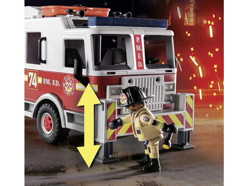 Playmobil Vehículo Bomberos US Tower Ladder 70935 10 Playmobil Vehículo Bomberos US Tower Ladder 70935 - Imagen 8
