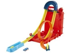 Hot Wheels Track Builder Caja De Acrobacias En Forma De Bidón Mattel HDX78