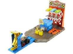 Hot Wheels Monster Trucks Estación De Explosiones Mattel HFB12