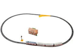 Tren Talgo Con Luz, Estación Y Encarrilador Pequetren 402