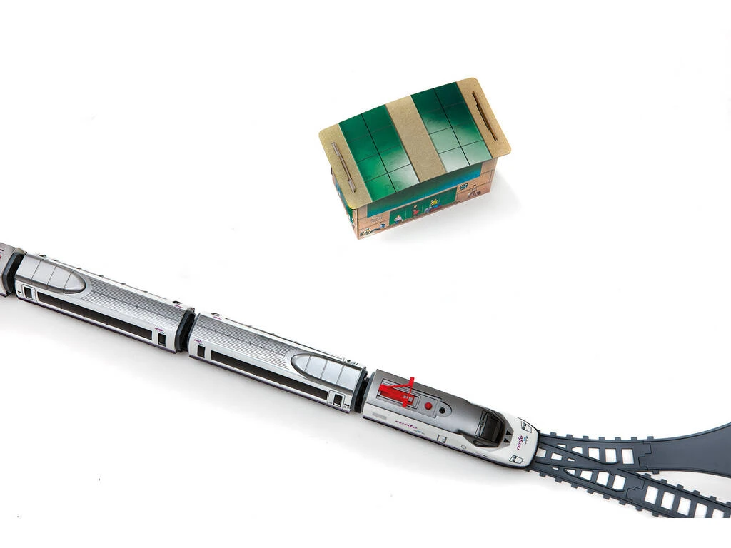 Tren Renfe Ave Con Encarrilador, Estación Y Túnel Pequetren 405 6 Tren Renfe Ave Con Encarrilador, Estación Y Túnel Pequetren 405 - Imagen 4