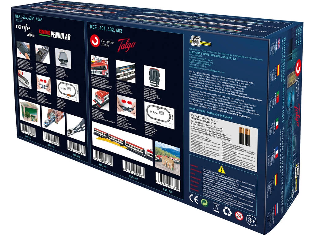 Tren Renfe Ave Con Encarrilador, Estación Y Túnel Pequetren 405 9 Tren Renfe Ave Con Encarrilador, Estación Y Túnel Pequetren 405 - Imagen 7