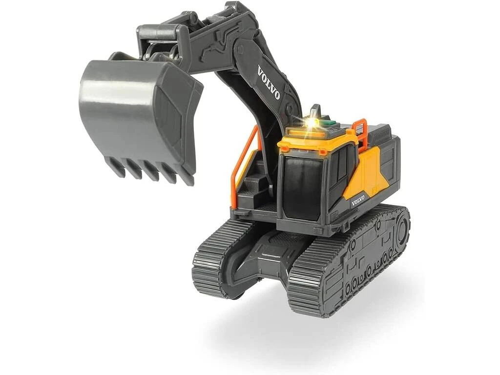 Retro Excavadora Volvo 23 Cm. Con Luz Y Sonido Simba 3723005 5 Retro Excavadora Volvo 23 Cm. Con Luz Y Sonido Simba 3723005 - Imagen 3