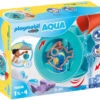 Playmobil 1,2,3 Rueda De Agua Con Bebé Tiburón 70636 -Mejor Juguetería Tienda 1999964505g00