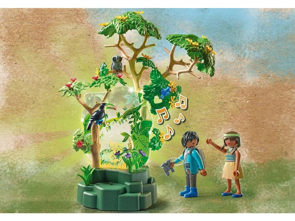 Playmobil Wiltopia Selva Tropical Luz Nocturna 71009 4 Playmobil Wiltopia Selva Tropical Luz Nocturna 71009 - Imagen 2