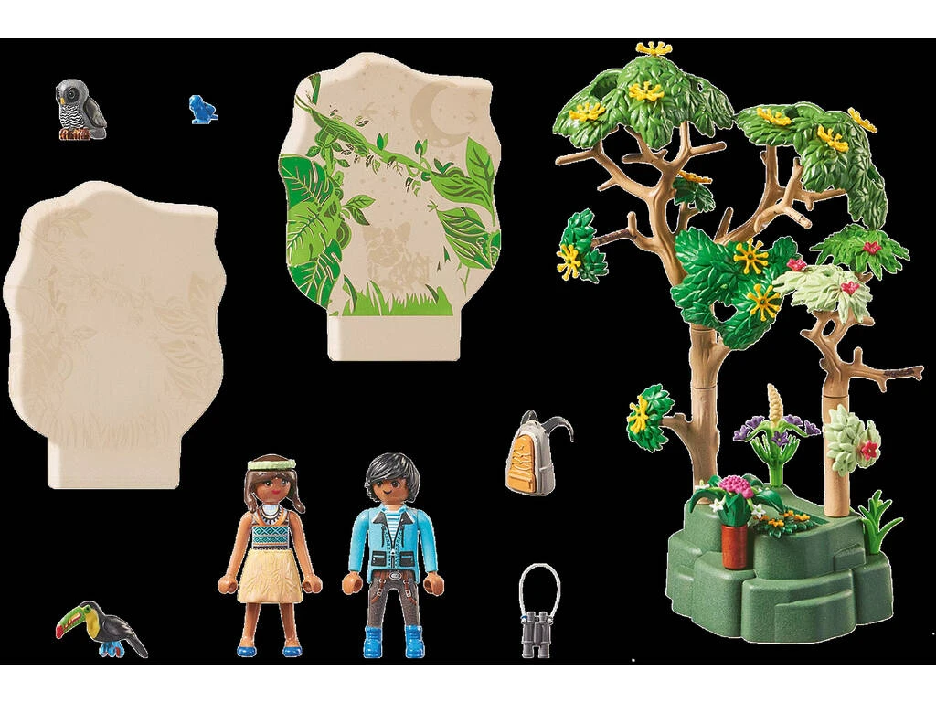 Playmobil Wiltopia Selva Tropical Luz Nocturna 71009 9 Playmobil Wiltopia Selva Tropical Luz Nocturna 71009 - Imagen 7