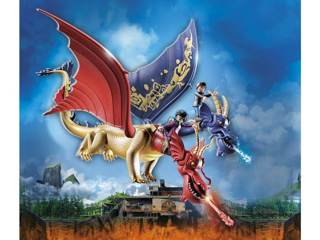 Playmobil Dragons Nine Realms Wu And Wei And Jun 71080 4 Playmobil Dragons Nine Realms Wu And Wei And Jun 71080 - Imagen 2
