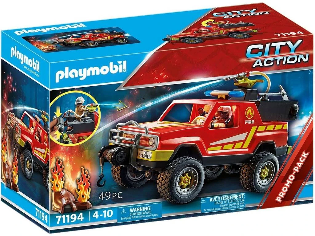 Playmobil Camión De Bomberos 71194 3 Playmobil Camión De Bomberos 71194