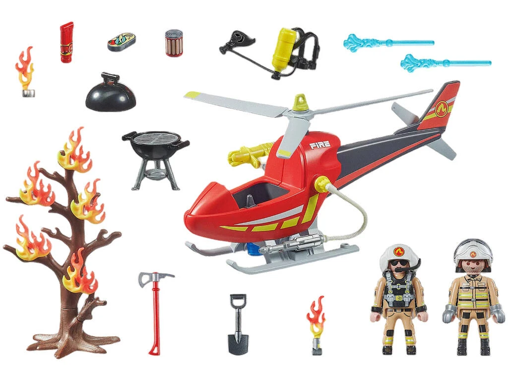 Playmobil Helicóptero De Bomberos 71195 4 Playmobil Helicóptero De Bomberos 71195 - Imagen 2