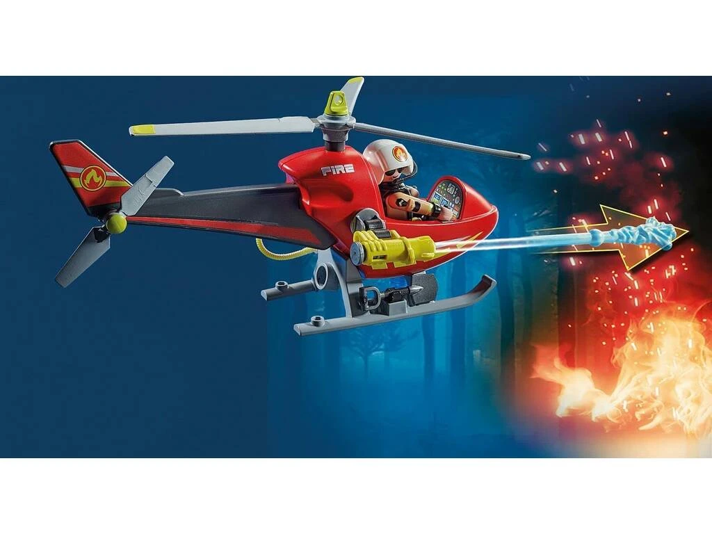 Playmobil Helicóptero De Bomberos 71195 7 Playmobil Helicóptero De Bomberos 71195 - Imagen 5