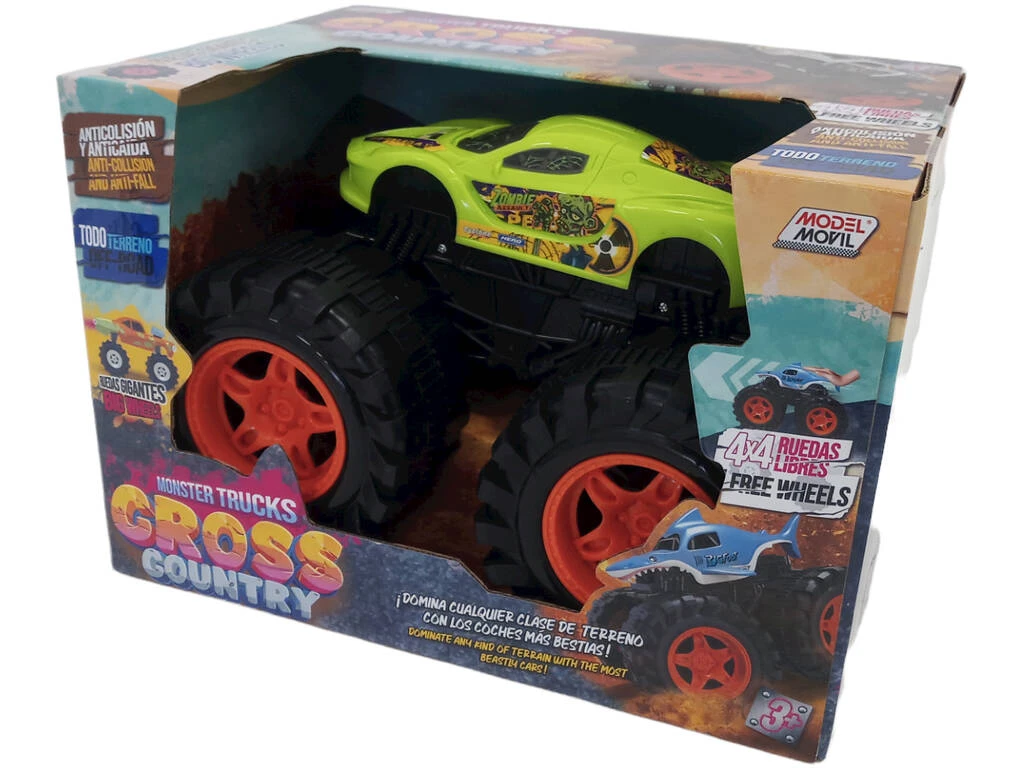 Coche Friccion Cross County Verde 26 Cm. 4 Coche Friccion Cross County Verde 26 Cm. - Imagen 2