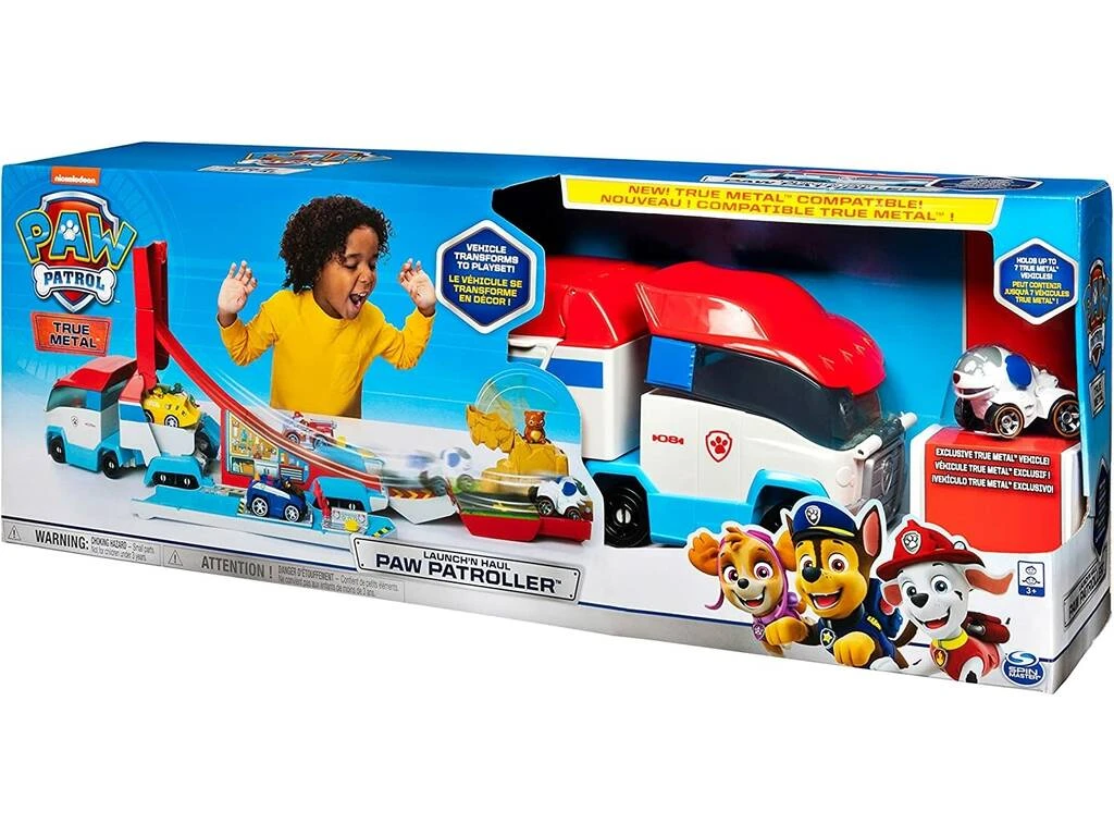 Patrulla Canina True Metal Vehículo Launch & Hauler Spin Master 6053406 4 Patrulla Canina True Metal Vehículo Launch & Hauler Spin Master 6053406 - Imagen 2