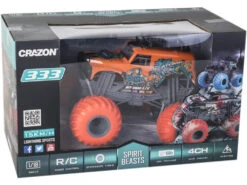 Radio Control 1:18 Big Foot Naranja -Mejor Juguetería Tienda 1999967700g01