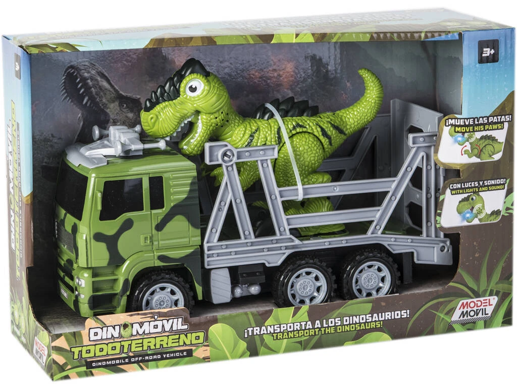 Trailer Y Dinosaurio Con Luces Y Sonidos 4 Trailer Y Dinosaurio Con Luces Y Sonidos - Imagen 2