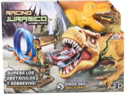 Pista Looping Dinosauro Con Coche