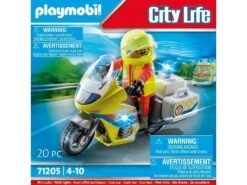 Playmobil City Life Moto De Emergencias Con Luz Intermitente 71205 -Mejor Juguetería Tienda 1999968566g02