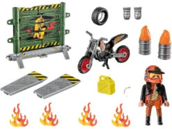 Playmobil Starter Pack Stunt Show Moto Con Pared De Fuego 71256 -Mejor Juguetería Tienda 1999968597g03