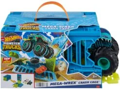 Hot Wheels Monster Trucks Mega Wrex Con Jaula Mattel HNC29
