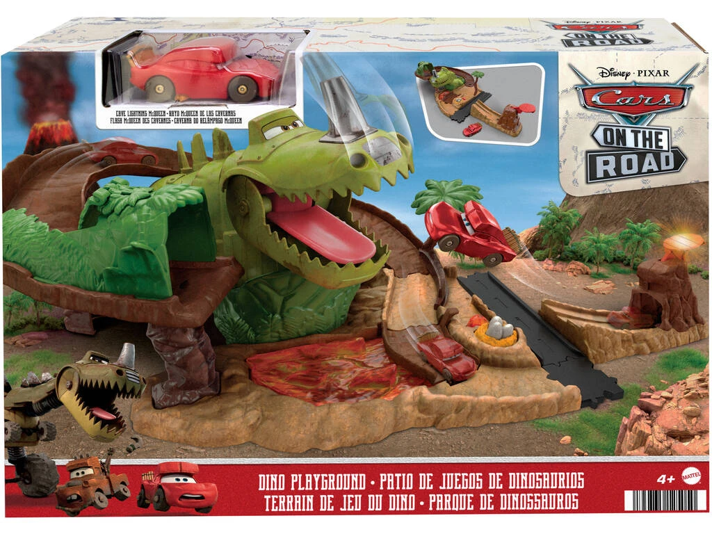 Disney Cars On The Road Parque De Dinosaurios Mattel HMD74 4 Disney Cars On The Road Parque De Dinosaurios Mattel HMD74 - Imagen 2